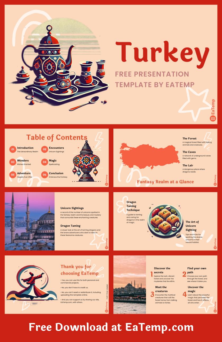 turkey powerpoint presentation template & google slides theme